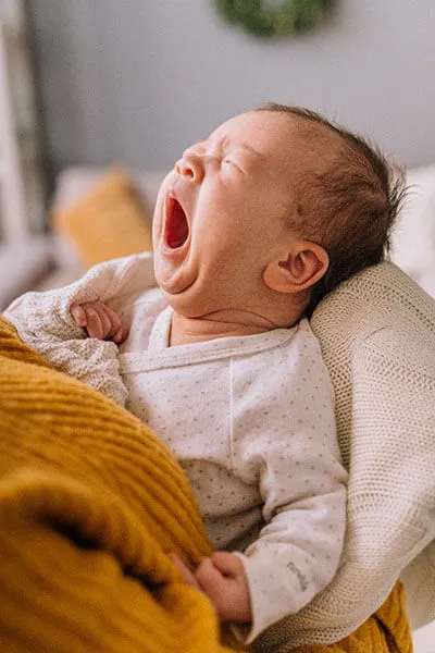Baby slaapt slecht