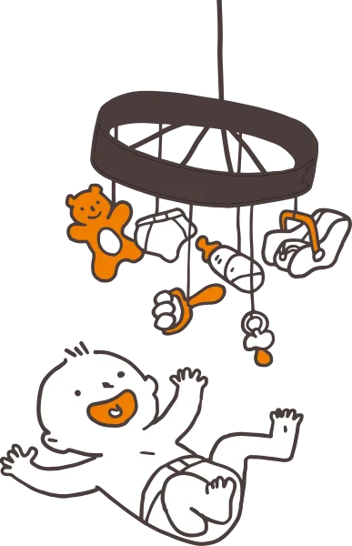Baby muziekmobiel